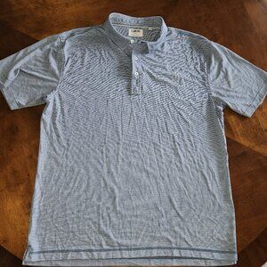 Linksoul Light Blue Striped Polo Shirt